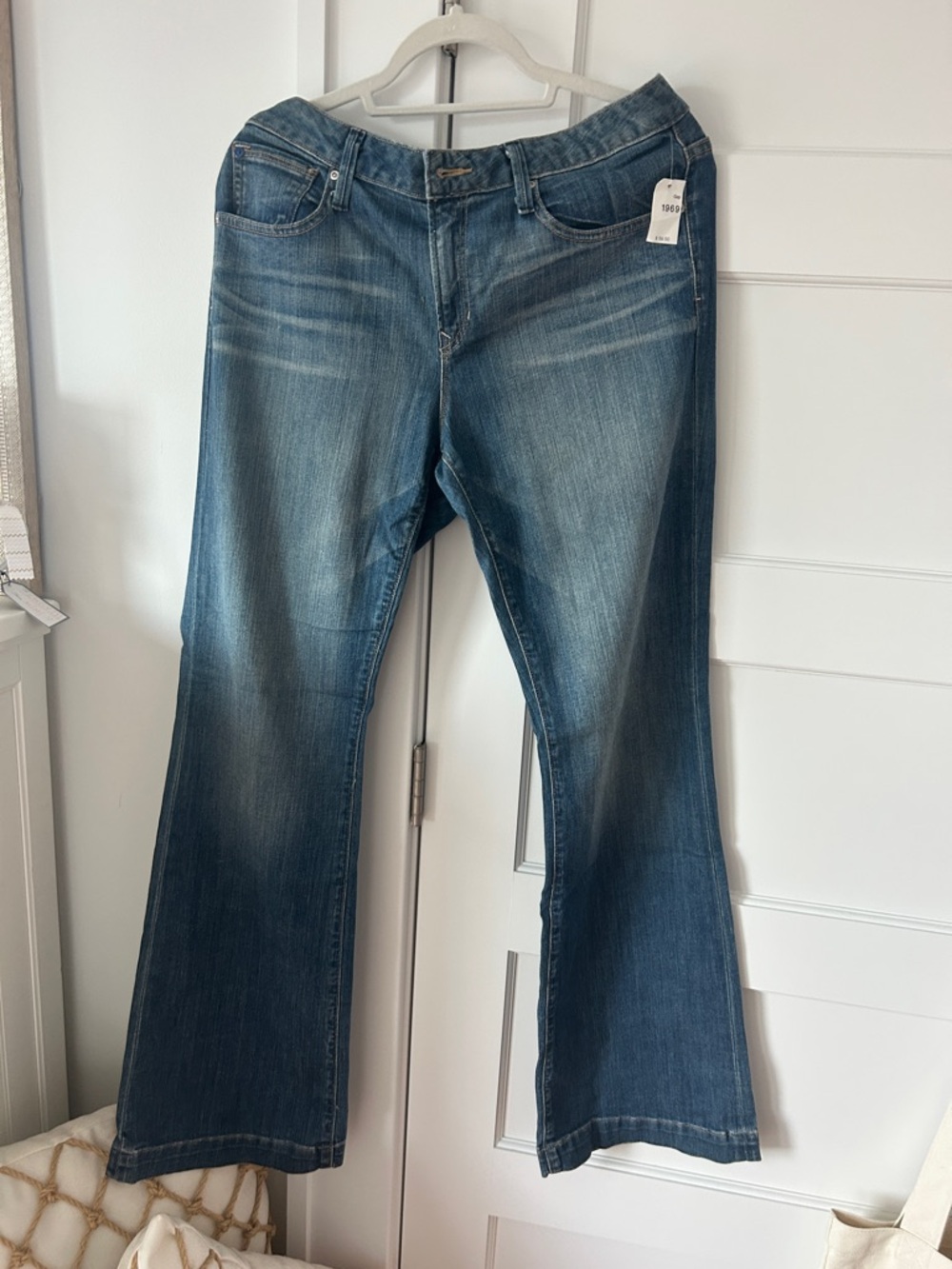 GAP Indigo Blue Denim Jeans with Contrast Stitching